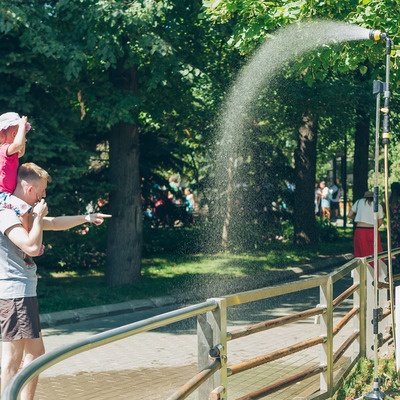 K&auml;rcher в Московском зоопарке
