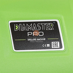 Логотип дрели с микроударом для алмазного бурения Diamaster Pro Smit-160/2PD