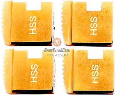 Ножи клуппа электрического резьбонарезного Hongli SQ30 1/2"-1 1/4" BSPT R HSS TiN