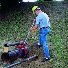 Применение роторного трубореза Reed Low Clearance Rotary Cutter LCRC8S