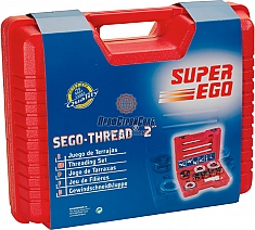 Упаковка клуппа ручного Super-Ego 600 Set Professional 1/2"-3/4"-1"-1 1/4"-1 1/2"-2" BSPT R